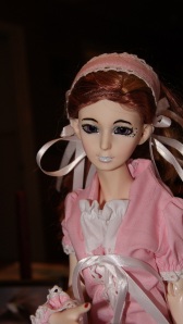 this is my MSD Asian Ball Jointed Doll Sera, It is my greatest aspiration to grasp the ability to give her a beautifully painted face.  I hope that I have begun to make progress